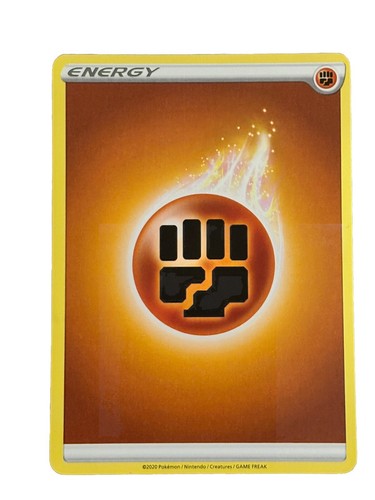 New: 2020 Pokémon TCG Fighting Energy Sword & Shield Base Set Regular Common