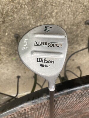 WILSON Power Source Midsize 5 Wood Fairway RH 20º Reg Flex Graphite Shaft