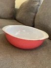 Vintage PYREX # 024 Pink 2 QT Casserole Dish Bowl Flamingo Pink No lid