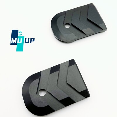 NDZ Performance Aluminum Magazine Base Plate For Glock Gen 5 - Textured Aspis Cut Design