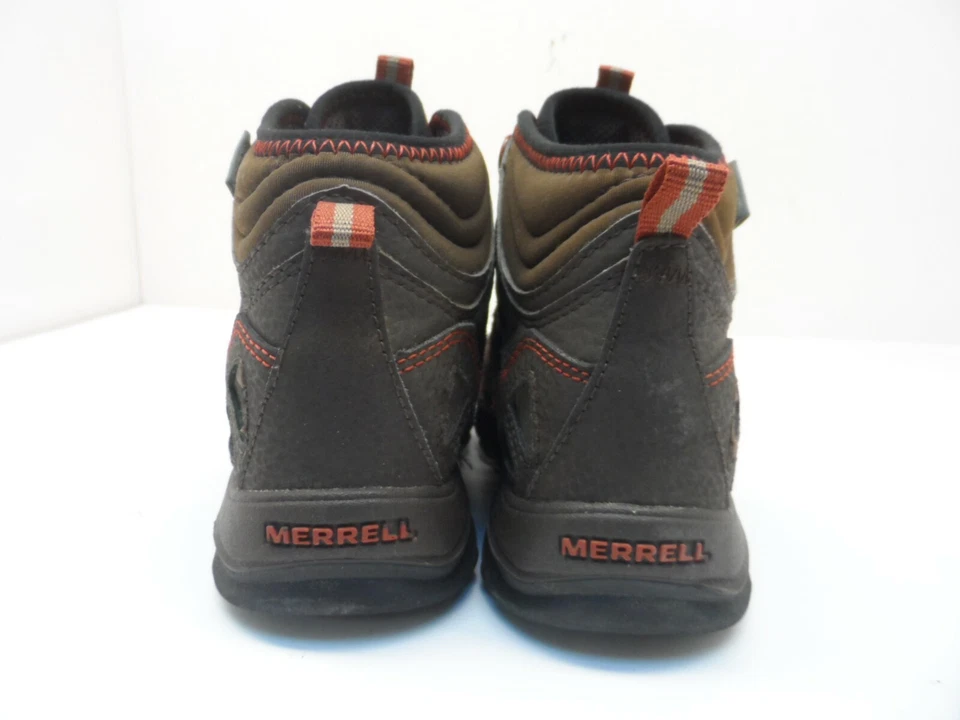 Merrell Niños Corte Medio Capra Impermeables Informales Botas de Senderismo Marrón/Rojo Talla 12M Foto 3 de 4