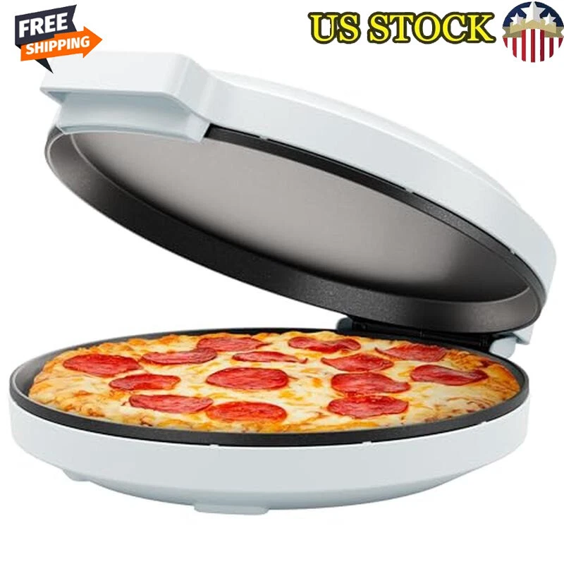 Electric Pizza Oven & Everything Maker 1440W Nonstick Plates 12” Cooking Area US
