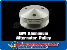 Cal Custom Aluminium Gm Alternator Pulley with Retaining Screws SBC BBC CHEV