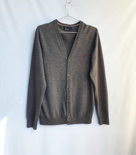 Fred Perry Gray Merino Wool / Cotton 