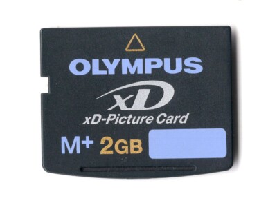 Used Olympus XD Picture Card M+ 2GB Memory Card - Also Works With Fujifilm Cameras