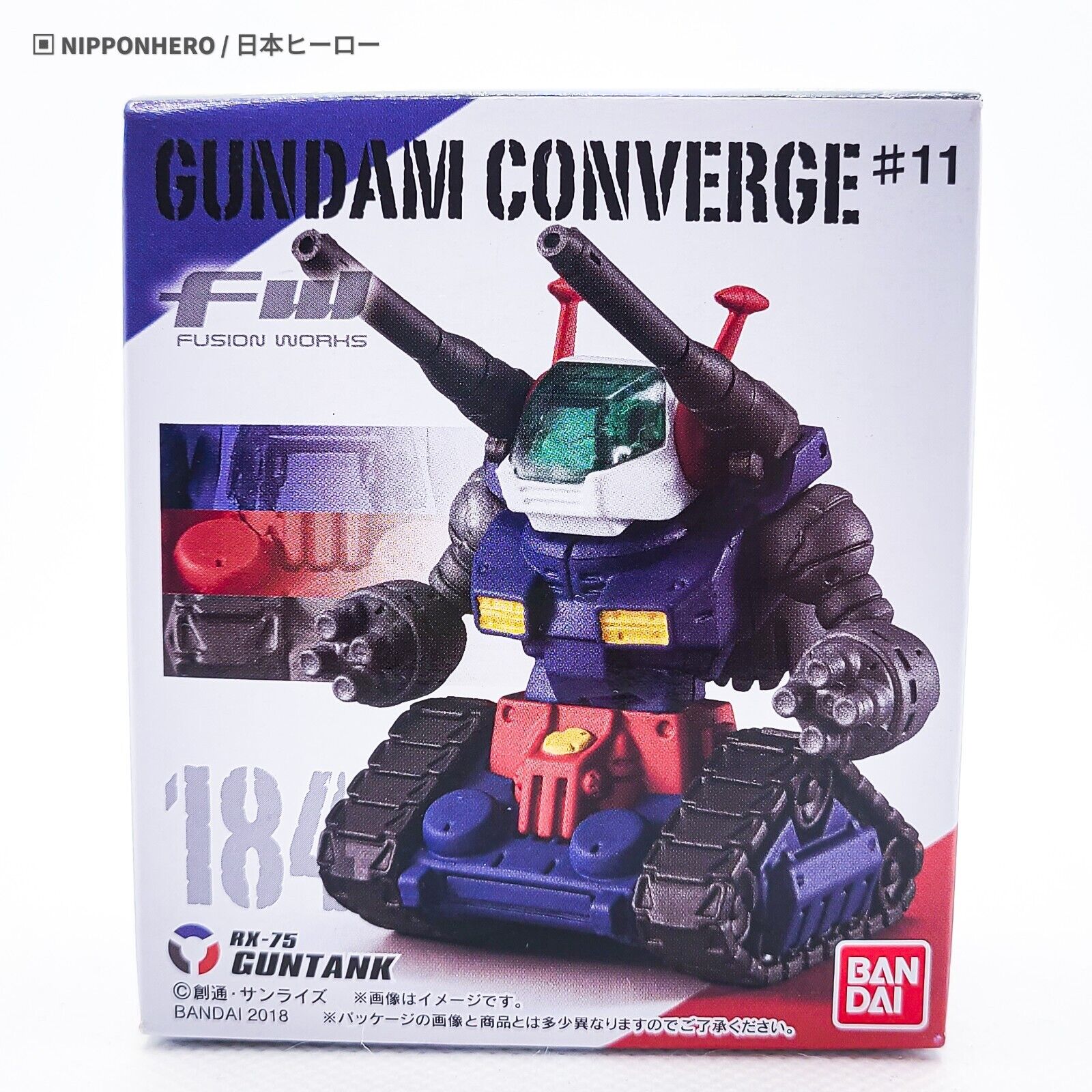 GUNDAM CONVERGE RX-7 GUNTANK #184 Mobile Suit Figure Anime 11 Cucuruz Doan New