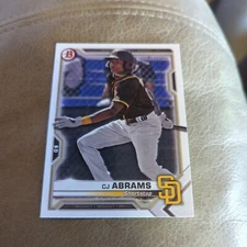 CJ Abrams 2021 Bowman Prospects #BP-14 San Diego Padres