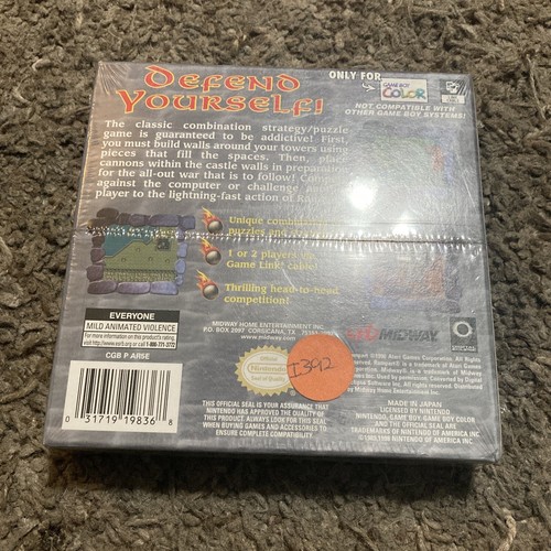 Rampart GBC (Brand New Factory Sealed US Version) Game Boy Color - Picture 14 of 24