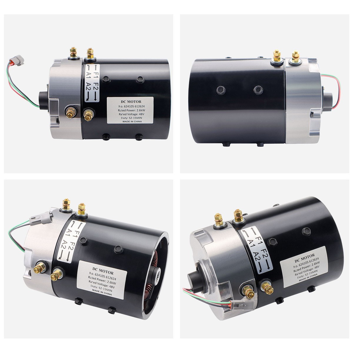 For Golf Cart Motor 48V 612624 624105 DL9-4006 - EZGO TXT Freedom