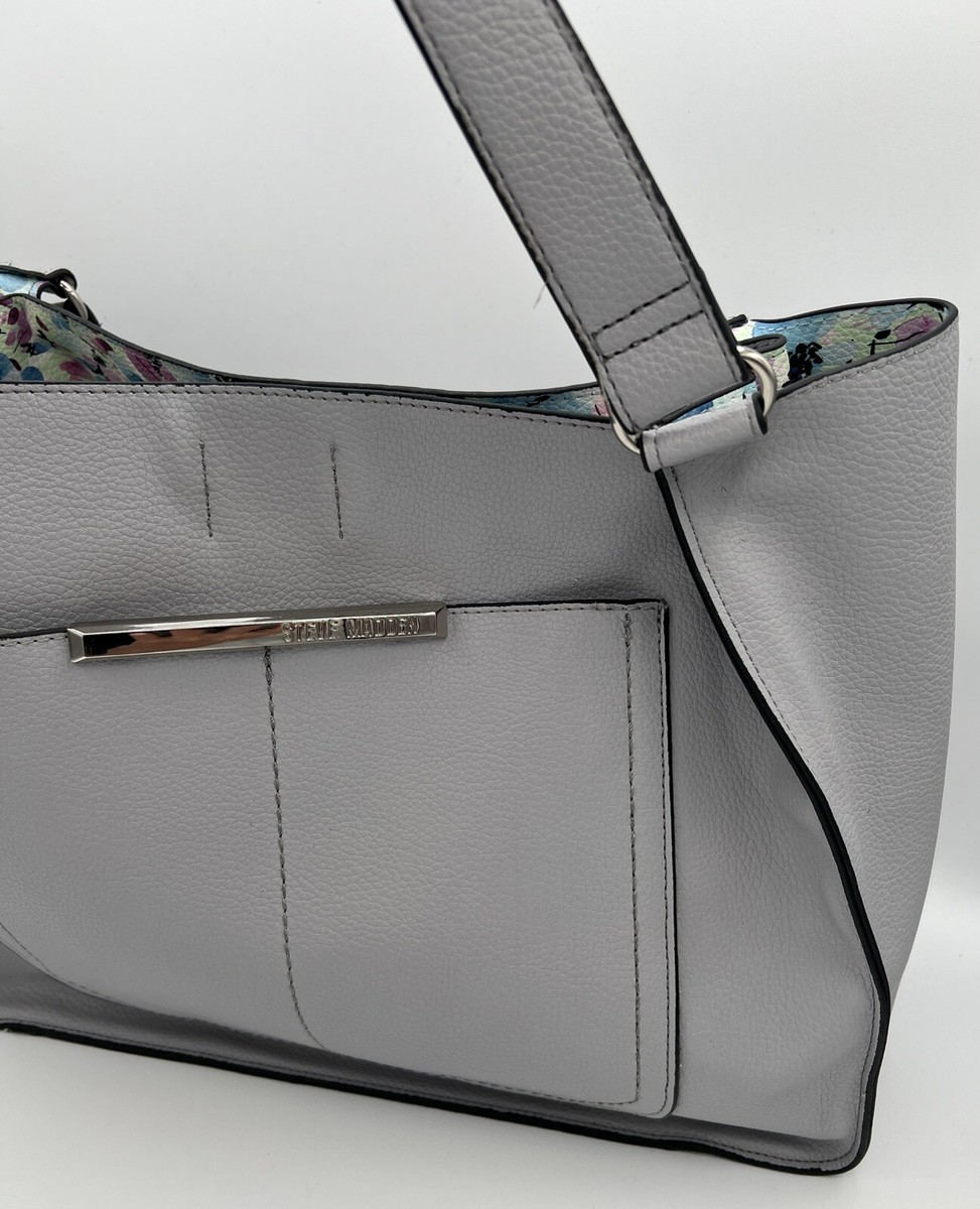 ★Steve Madden★Best★大人気★LUCIA BAG★バッグ2色 Steve Madden Women's Pebbled Faux Leather Lucia Bag Fog W