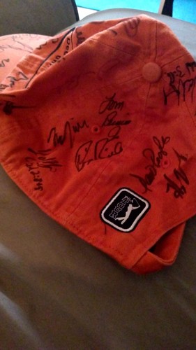 PGA autographs,Hat,starting Times and Program from Deutsche Bank 05' Champ. - Picture 3 of 11
