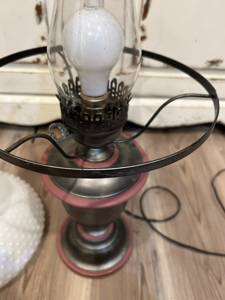 vintage antique brass table lamps eBay