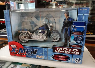 X-MEN THE MOVIE LOGAN WOLVERINE Motorrad Wolf MARVEL TOY BIZ