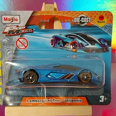 MAISTO LAMBORGHINI TERZO MILLENNNIO - NEU OVP - Sammlung Blau 1:64 - Fresh Metal