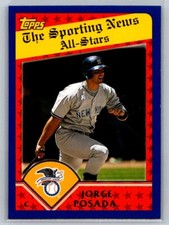 💎2003 Topps Baseball Home Team Advantage #363 Jorge Posada - Yankees💎