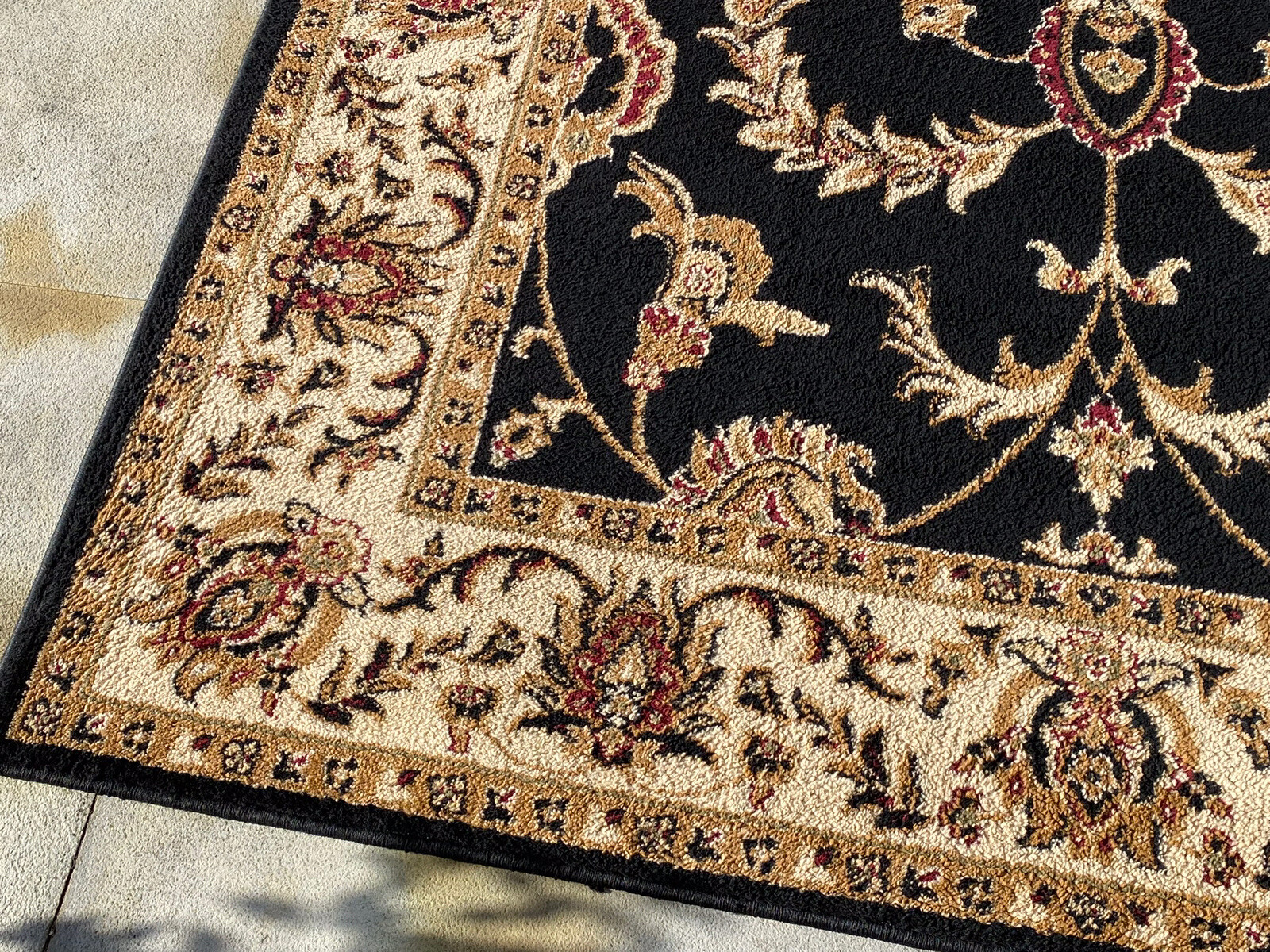 Dunelm Legacy Rug Black 160cm X 230cm eBay