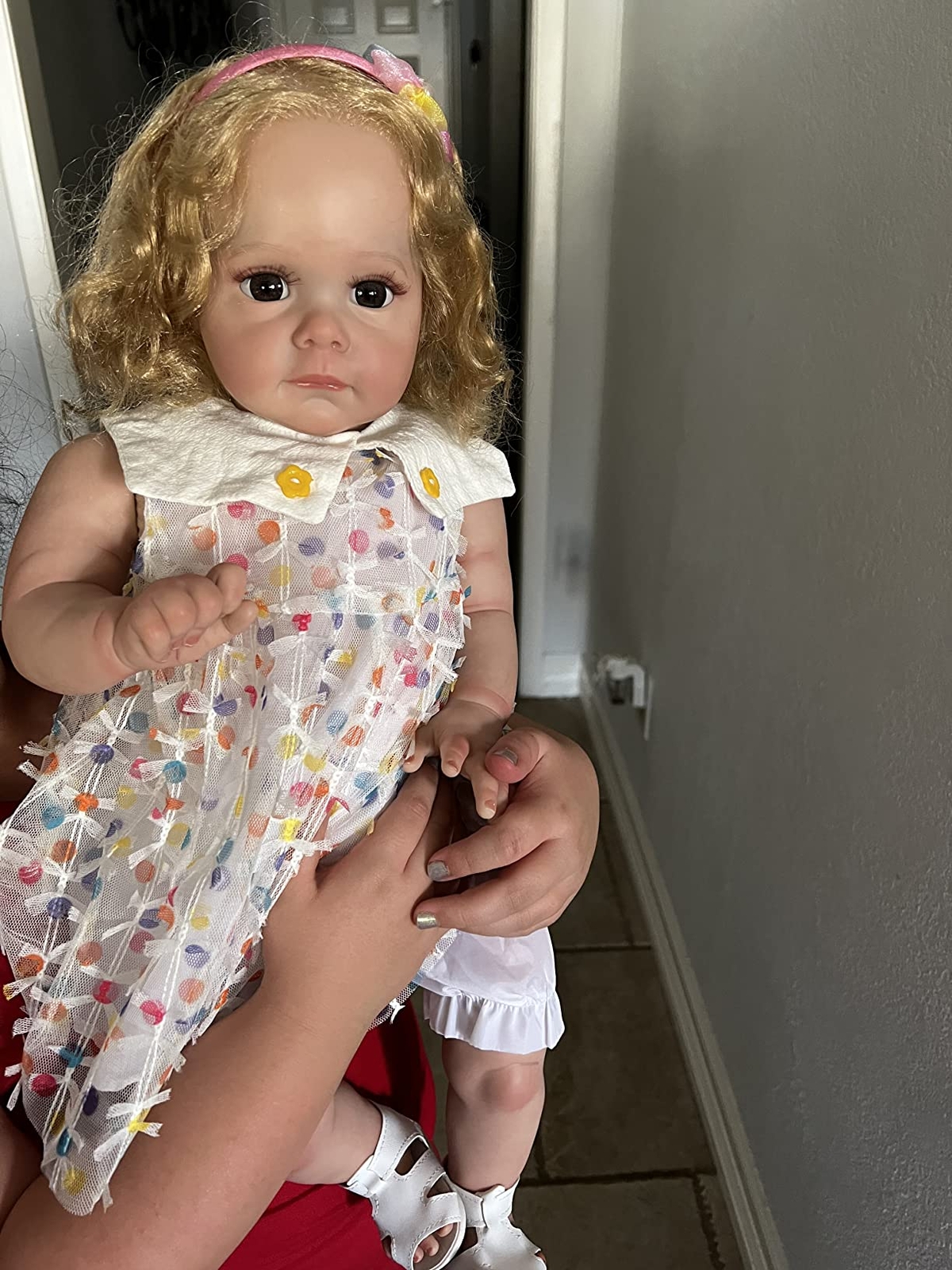 Reborn Baby Dolls 24" Lovely Realistic Toddler Girl Real Life Weighted Baby Doll
