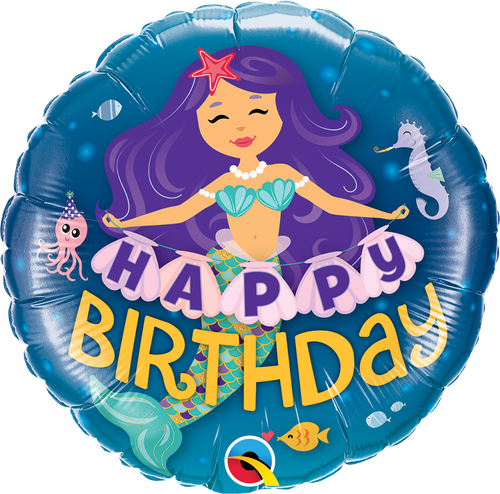Amscan Little Mermaid Supershape – Décoration De Fête Petit Poisson – Ambiance Colorée Et Ludique