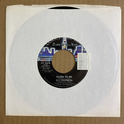 D.C. EXPRESS Close To Me / Instrumental 45 CBS Associated ZS4 04676 NEW UNPLAYED
