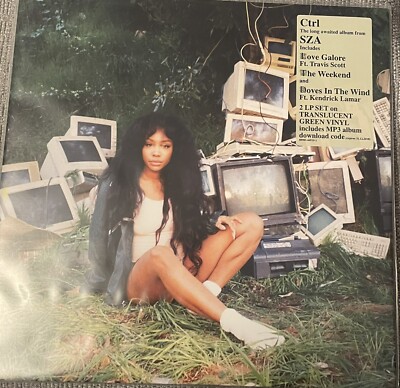 SZA - STRG - durchscheinend grün Doppel Vinyl Gatefold LP neu & versiegelt Erstdruck