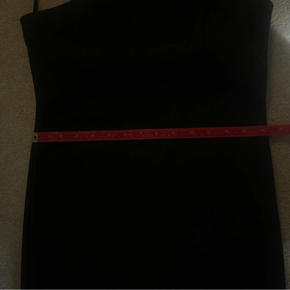 Mini abito monospalla nero T by Alexander Wang nuovo con etichetta