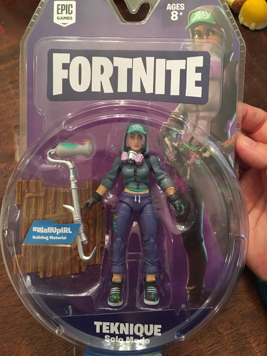 Fortnite TEKNIQUE Technique Action Figure Solo Mode Jazwares Paint  Roller