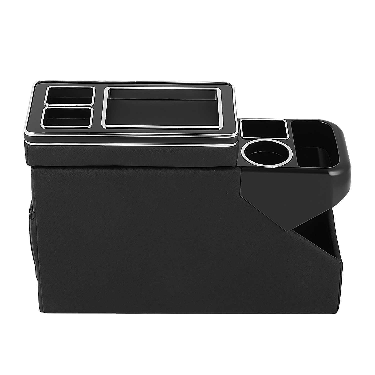 Accessori Interni Volkswagen Console Centrale Per VW T5 T6 T6.1 - Con Portabicchieri, USB, Luci LED, Organizzatore Console Centrale VW T5 - Foto 12