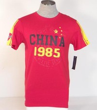 Tommy Hilfiger China Red Short Sleeve Tee T Shirt Boy's NWT