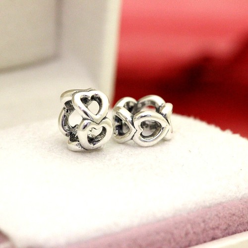 Authentic Pandora X2 Open Heart Spacers 