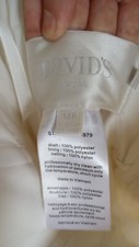 Davids Bridal Wedding Dress with pockets, needs to be ironed 