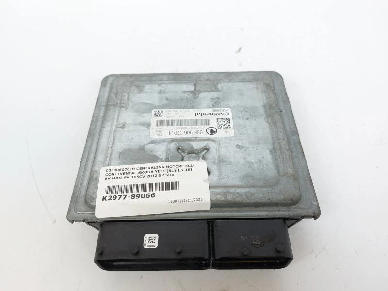 03F906070JH CENTRALINA MOTORE ECU CONTINENTAL SKODA YETI (5L) 1.2 TSI 8V MAN 6M  - Immagine 2 di 4