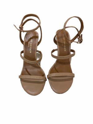Preowned Kurt Geiger London Naturel Bare Highhesk Shoe Size 9.5