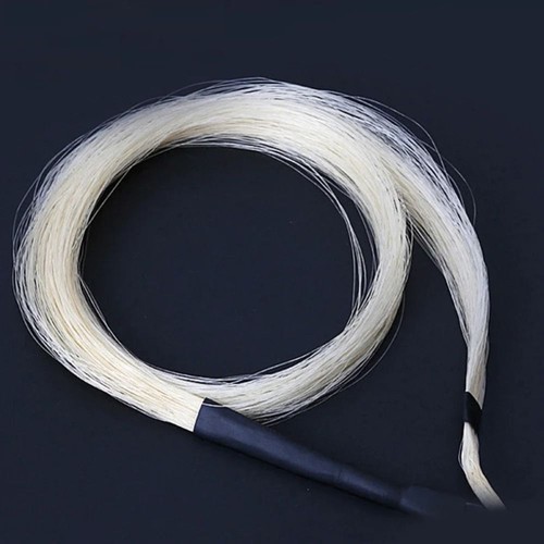Unbleached Erhu Bow Hair Bow Hair Erhu Mongolian Tail Parts Viola - Picture 10 of 11