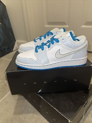 2009 Nike Jordan I Phat Low Polka Dot White /laser Blue 2009 Nike Jordan I Phat Low Polka Dot White /laser Blue