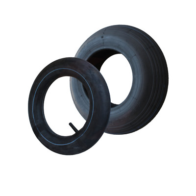 SET Decke/ Reifen + Schlauch 4.80/4.00-8 TK 305 kg Schubkarre Schubkarrenrad