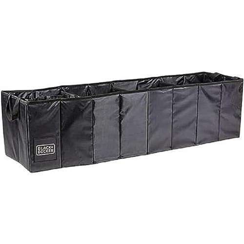 Black+Decker Car Boot Organiser Collapsible Foldable Storage Trunk 5 Compartment - Picture 2 of 7
