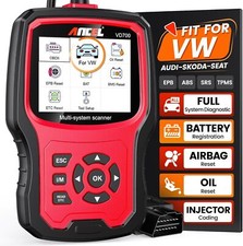 Ancel Vd700-us Car Diagnostic Obd Scanner For Vw Audi Seat Skoda Vag Bentley Epb