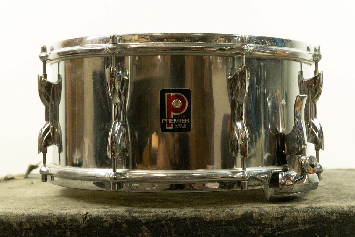 Vintage Premier 2003 6.5x14 Aluminum Snare Drum | eBay