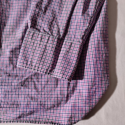 J Crew Ludlow Mens 2 Ply Shirt 120s Sz L Red White Blue Check Cotton L /S - Bild 16 von 20