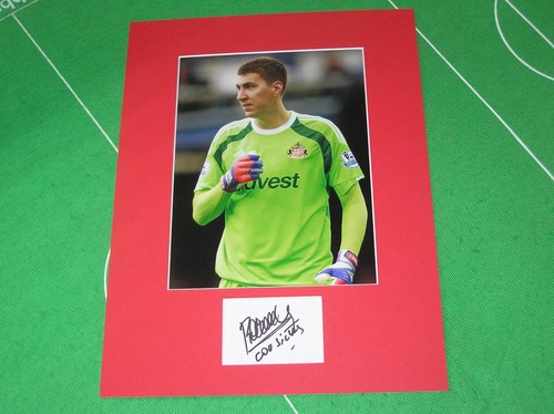 Costel Pantilimon Signed Sunderland AFC Press Photograph Mount - 第 1/1 張圖片