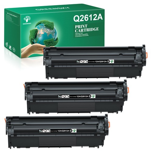 Q2612A 12A Toner Cartridge for HP LaserJet 1010 1018 1012 1020 3015 3020 Lot - Picture 8 of 13