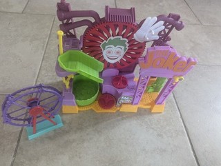 Fisher Price Imaginext DC Super Friends Joker Laff Factory Funhouse Playset