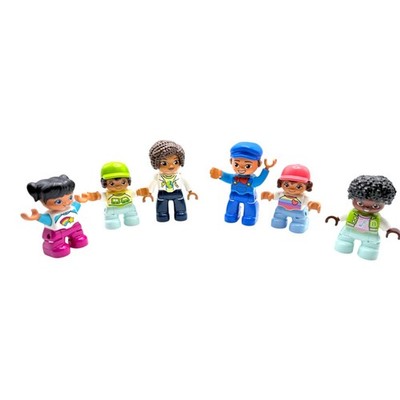 Lego Duplo 6 Figures Set Bundle 2 Kids Figures Collection NEW Family Conductor