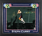 USA Stephen Curry Signed 16x20 Night Night Horizontal Spotlight Photo Framed BAS