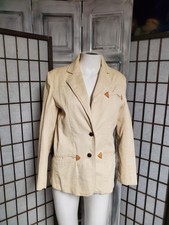 S vtg Corduroy Western Tailored Jacket Blazer Women's 70s 80s MIZZ LIZZ Rancher