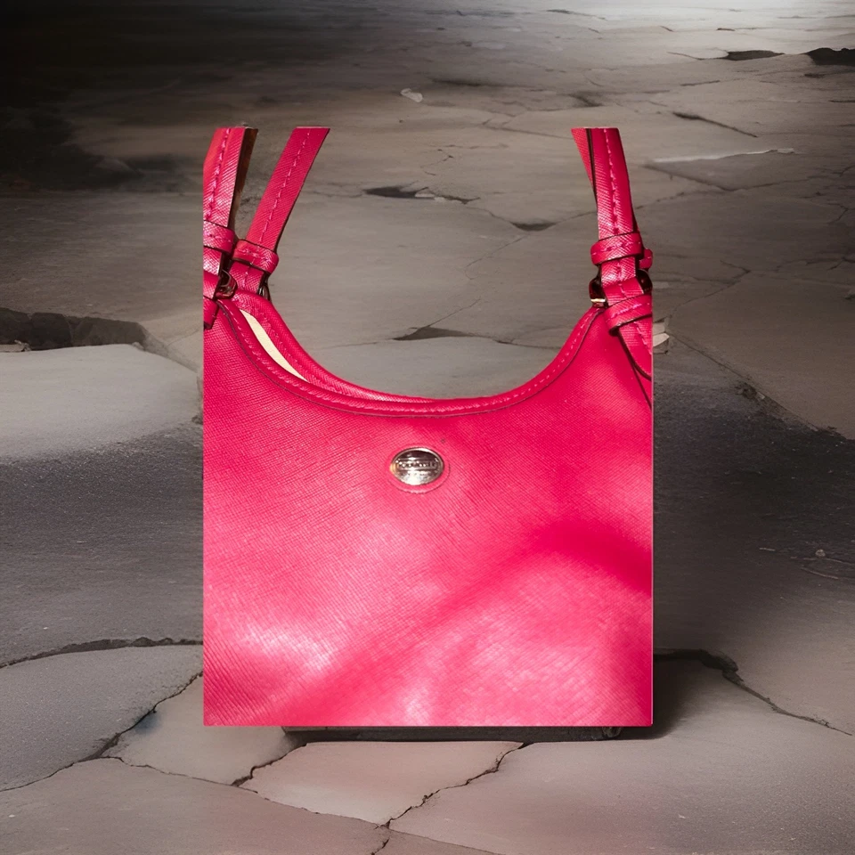 BOLSO DE VIAJE COACH PEYTON F26103 CUERO SAFFIANO ROSA MONEDERO Foto 4 de 4