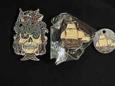 Rare Pirate Geocaching Coin, Pin And Pathtag Set