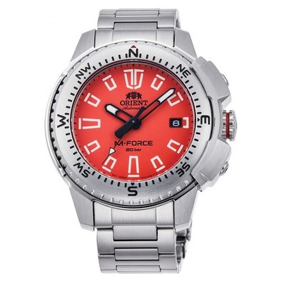 Orient M-FORCE RA-AC0N02Y10B   Herrenuhr, sportlich-elegant, 46 mm  Garantie: 3 