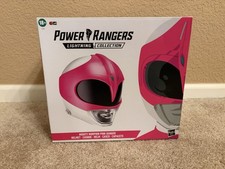 Hasbro Power Rangers Lightning Collection Pink Ranger Helmet w Stand & Box