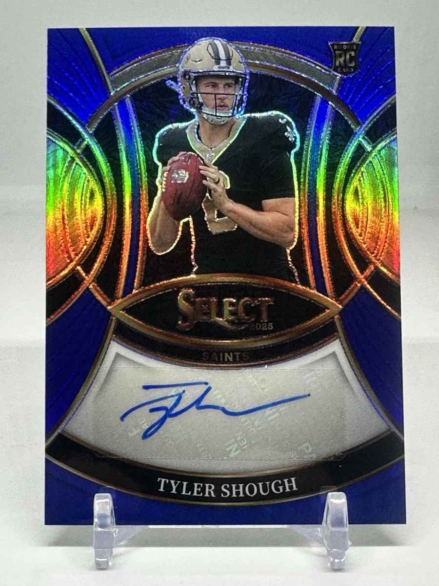 Tyler Shough 2025 Select Football Blue Prizm Rookie Auto /149